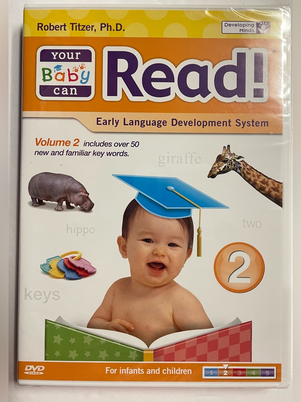Your Baby Can Read! Volume 2 DVD Video Early Language Development System - NEW
